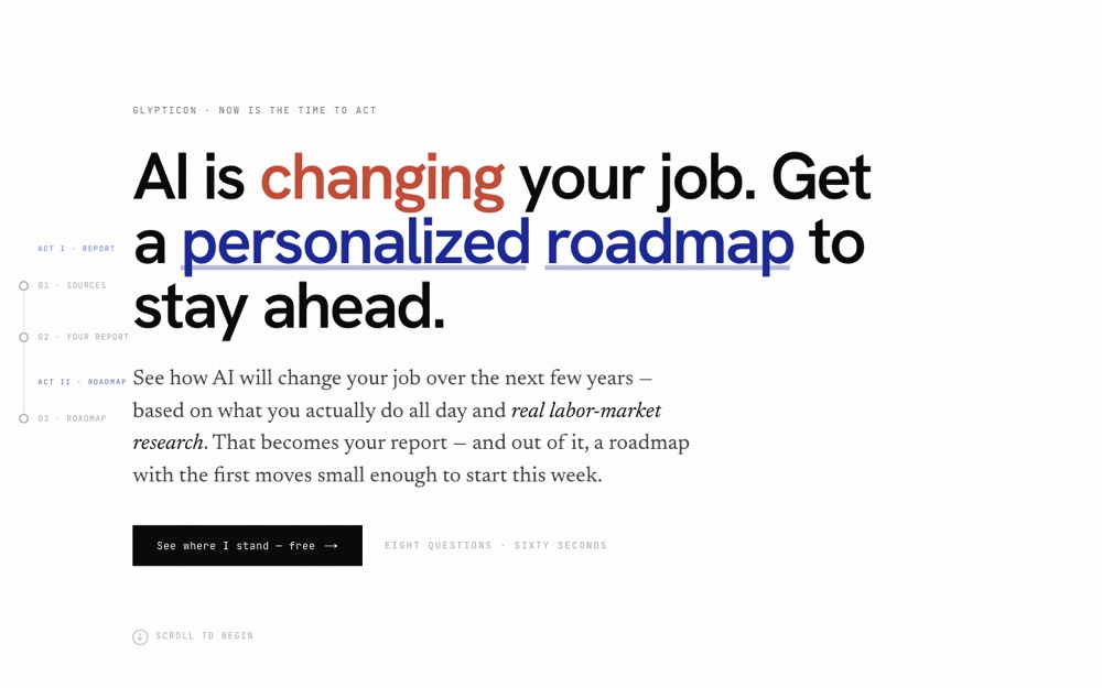Glypticon — stay ahead of AI
